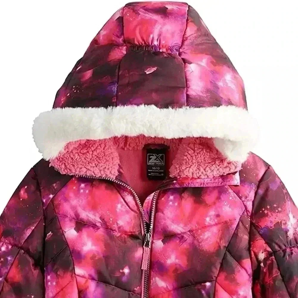 ZeroXposur Puffer Jacket Fleece lined Winter Coat with Lined Hood